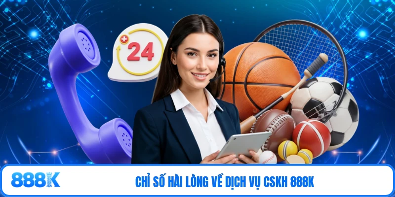 Chỉ số hài lòng về dịch vụ CSKH 888K