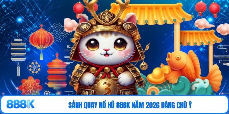 Sảnh quay nổ hũ 888K năm 2026 đáng chú ý
